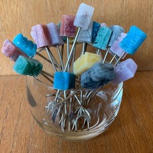 24 Vintage appetizer forks.